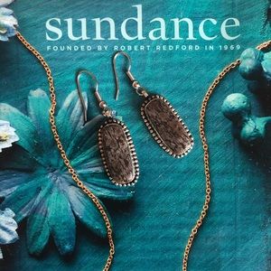 Sundance leopard jasper set in silver earrings gorgeous